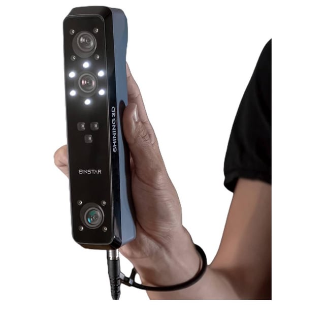 Shining 3D Einstar for scanning power tools specifically.