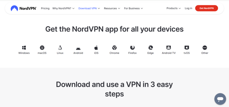 download nordvpn app