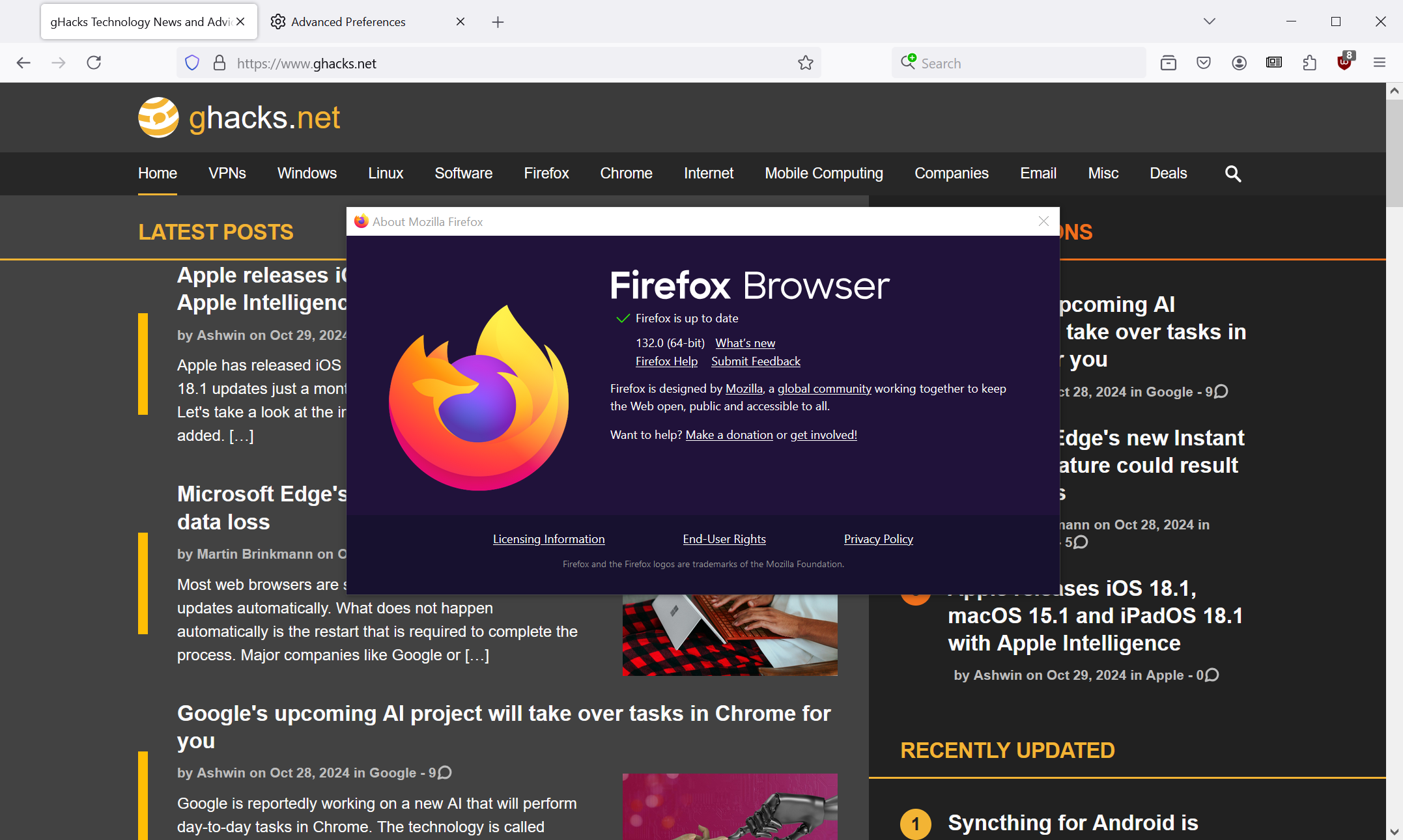 Firefox 132