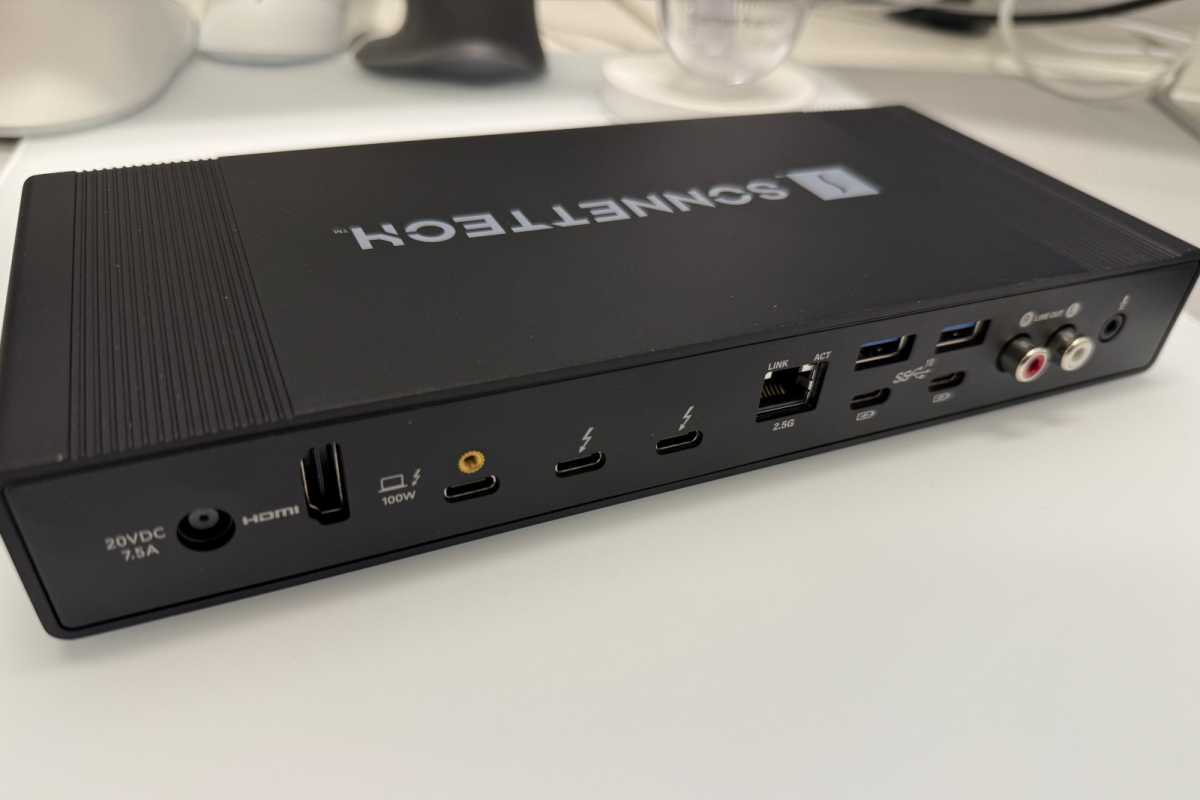 SonnetTech Thunderbolt dock close-up