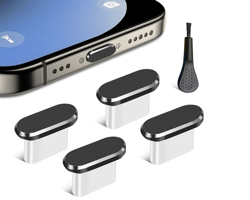 USB-C Dust Plug Covers iPhone