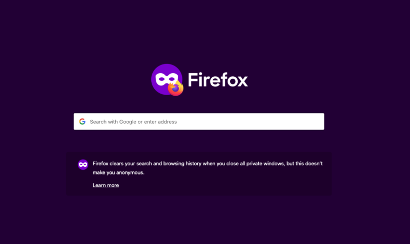 firefox private browsing