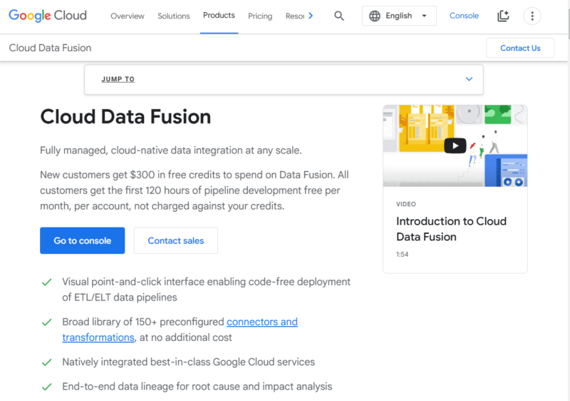 google cloud data fusion