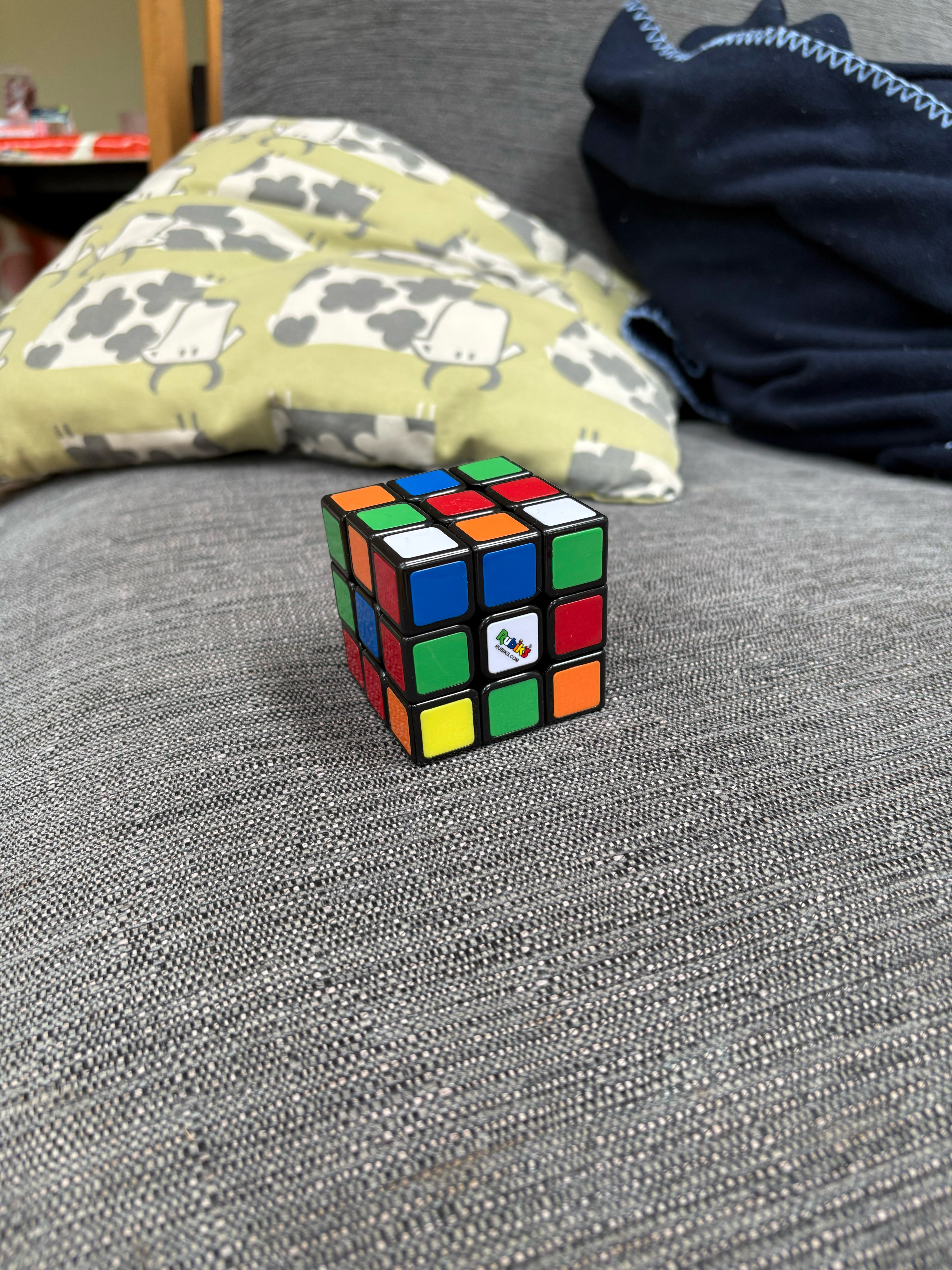 iPhone 16 Plus Rubik's Cube test photo