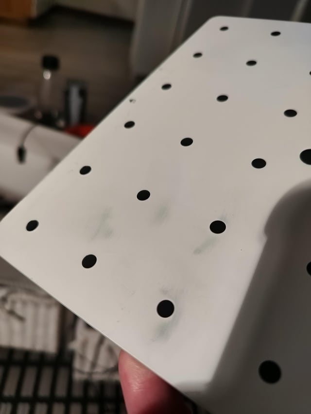 Dirty calibration plate