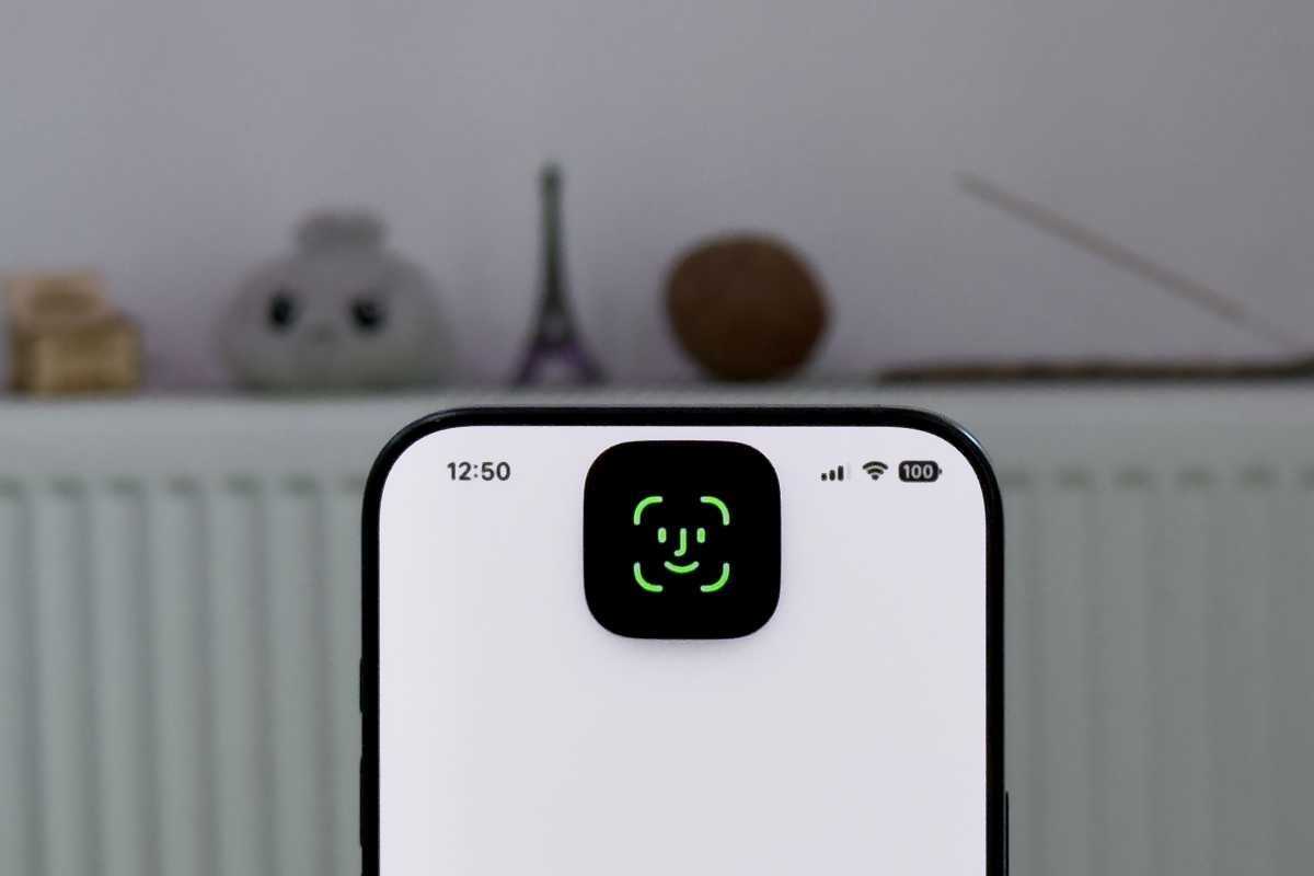 Face ID on iPhone