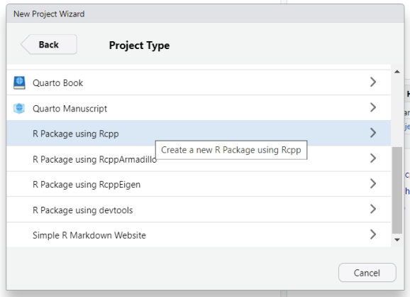 R Package using Rcpp