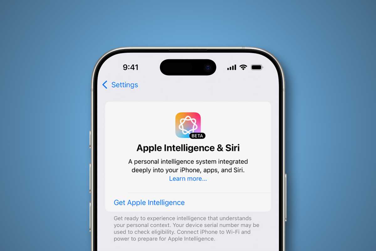 Get Apple Intelligence