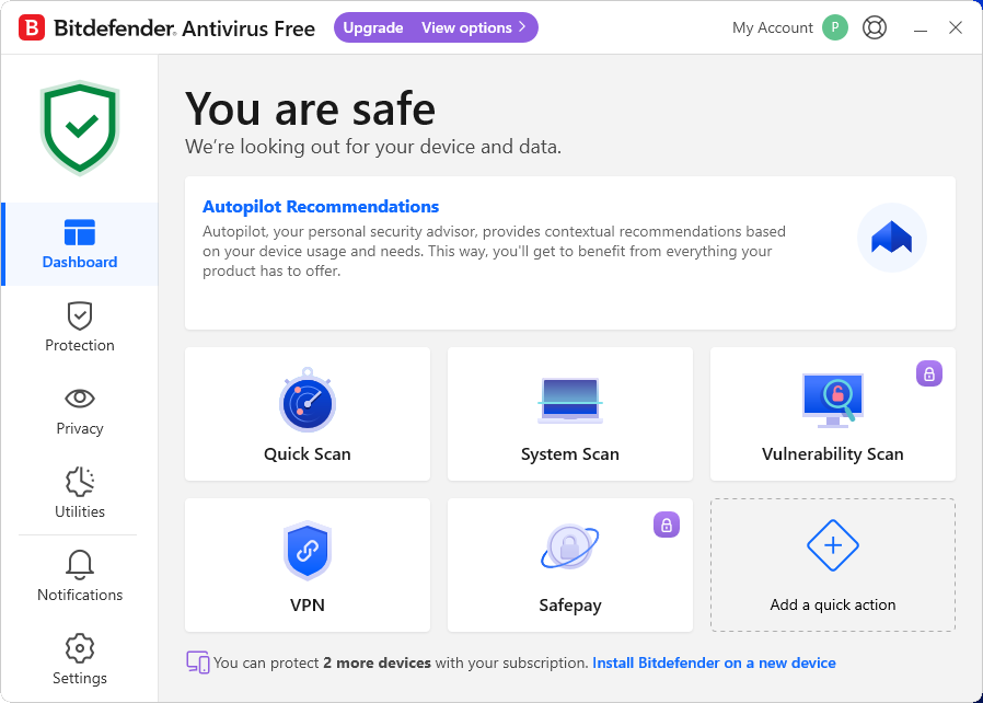  Bitdefender Antivirus Free