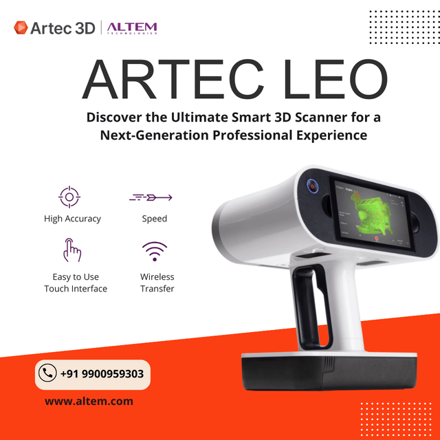 Meet the Artec Leo – The wireless & fully standalone professional 3D scanner!