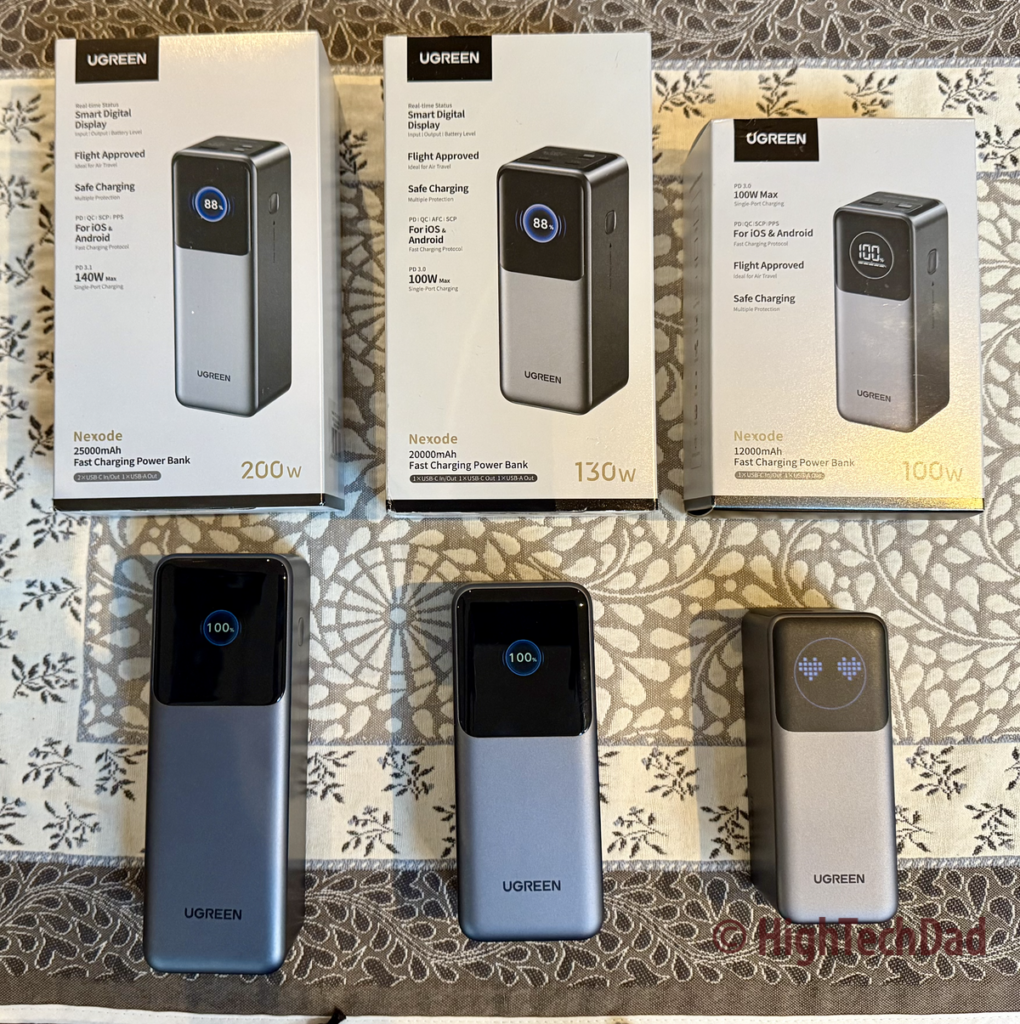 Boxes & batteries - UGREEN Nexode power bank - HighTechDad review