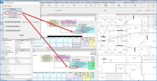 Screenshot of Panel Schedules tailored to regional needs