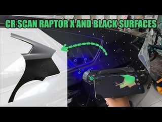 CR Scan Raptor X and Black Surfaces - Will it Capture All Black Material?