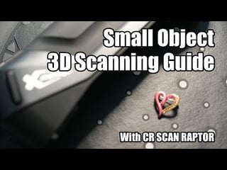 CR Scan Raptor - Small Object 3D Scanning Guide - Creating a Brooch Mold