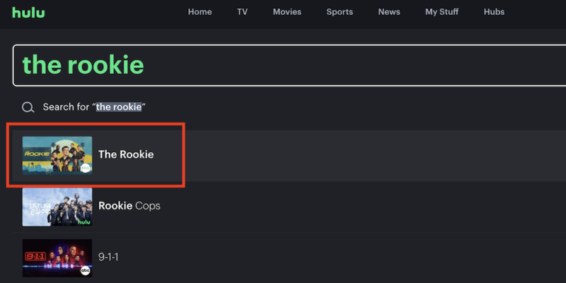where to watch the rookie hulu