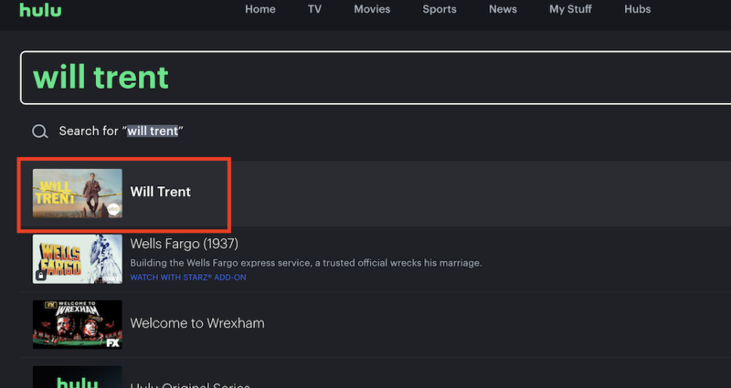 where to watch will trent hulu