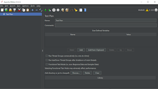 open apache jmeter software from bin folder