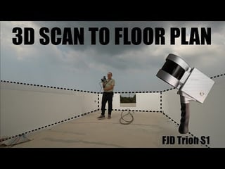 Transforming Building Scans into Floor Plans - Using FJD Trion S1 LiDAR Scanner