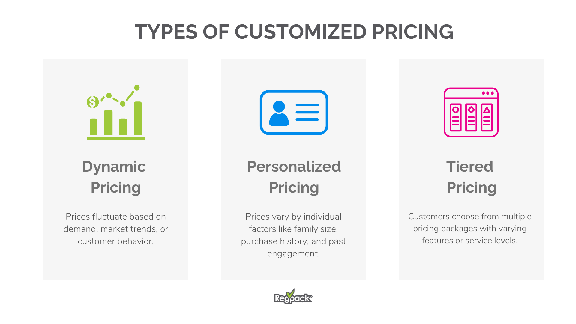 types of customized pricing infographic