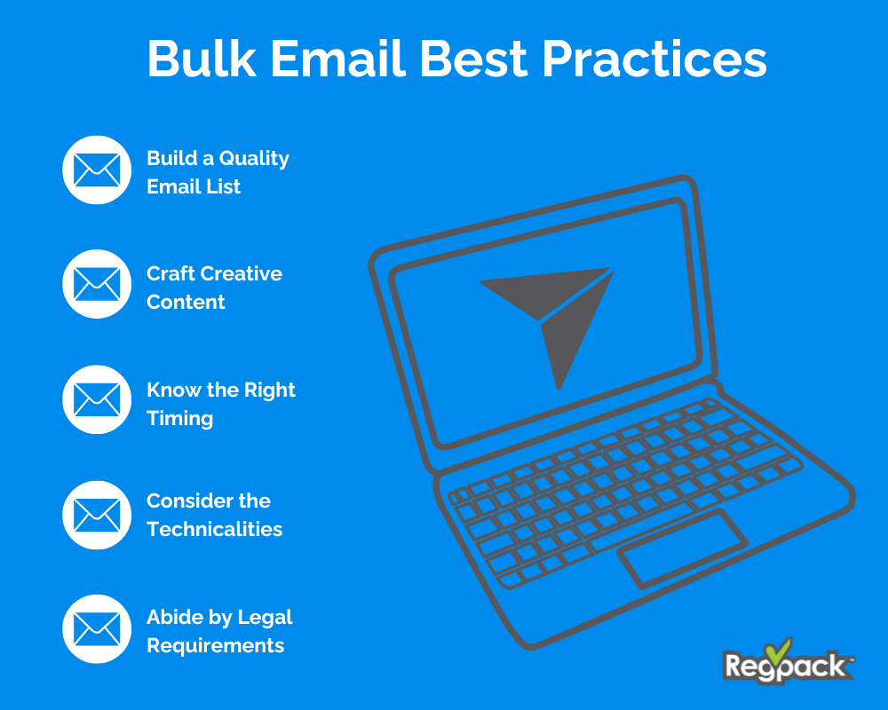 bulk email best practices infographic