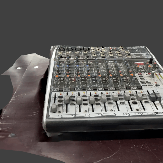 Scanned a multi-channel audio mixer – worth cleaning up?