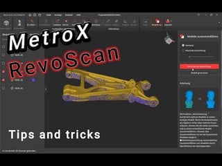 MetroX Revoscan tips and tricks