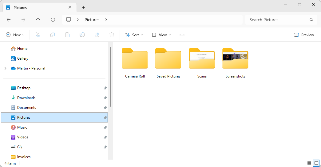 Windows 11 Folder Views