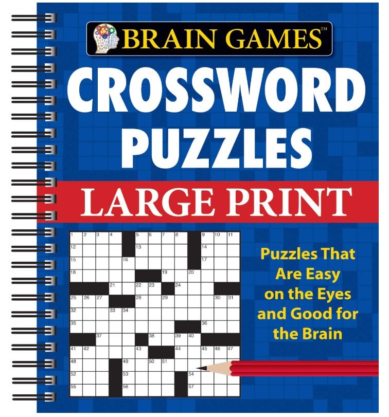 Brain Games Crossword Puzzles Large Print