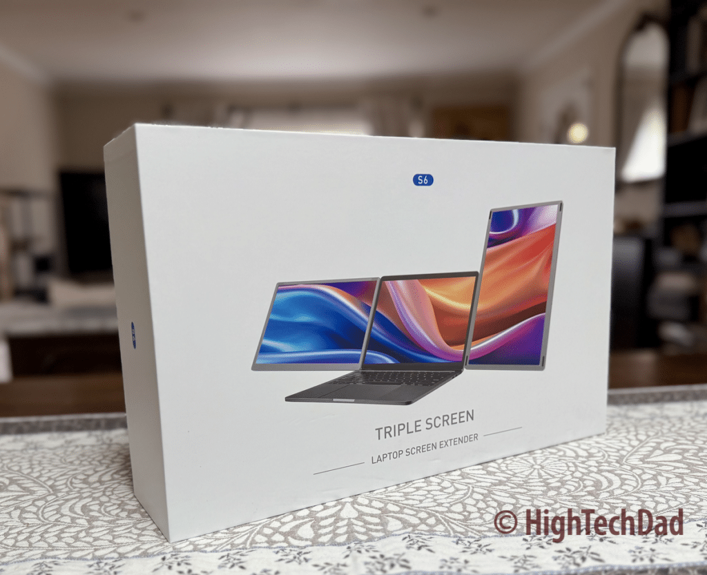 The box - Cevaton S6 Dual Monitor - HighTechDad review