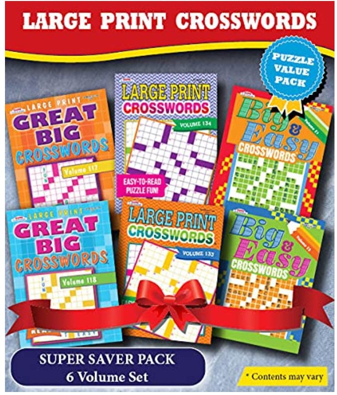 Kappa Super Saver Large Print Crosswords Pack